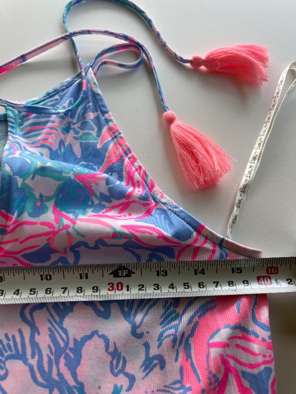 Lilly Pulitzer Margot Maxi Dress blue and pink size XS - Picture 9 of 11